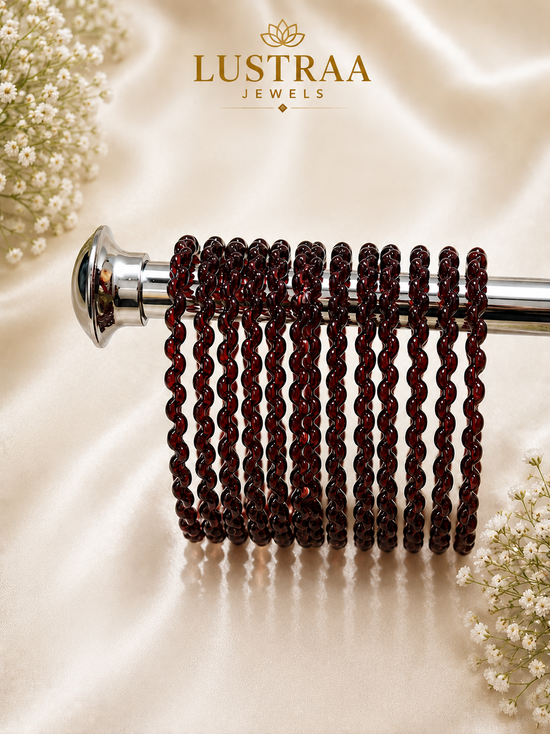 Burgundy Maggie Bangles Set