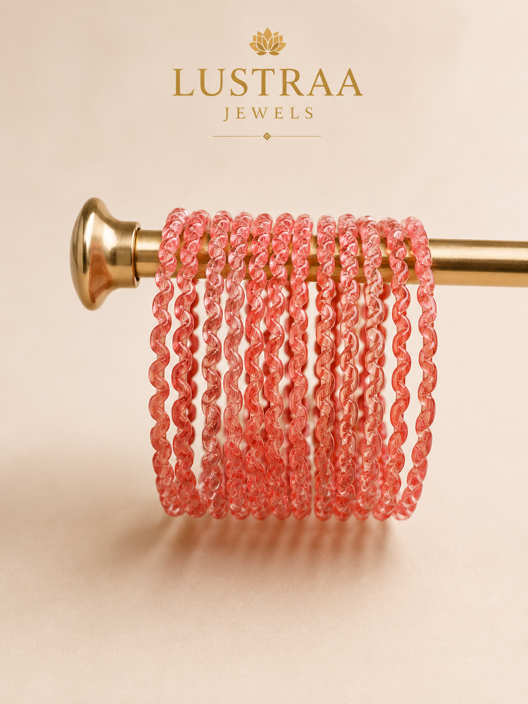 Coral Maggie Bangles Set