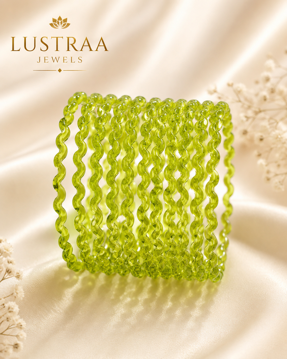 Lime Green Maggie Bangles Set