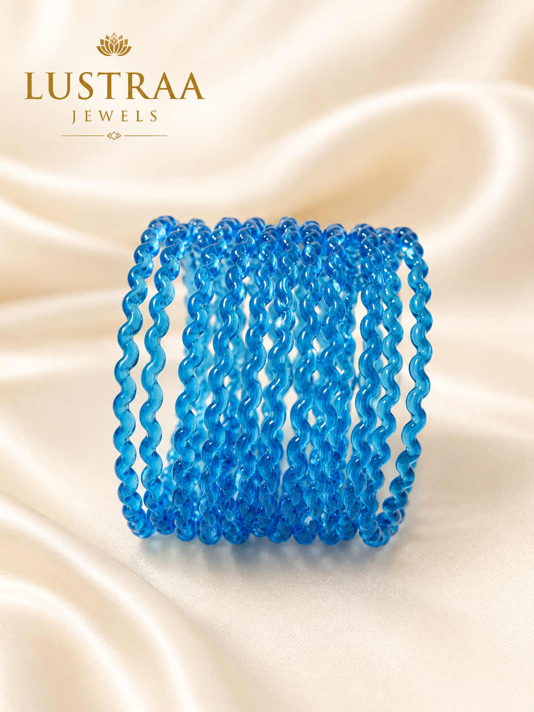 Ocean Blue Maggie Bangles Set