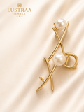 Pearl Minimalist Hair Clutch