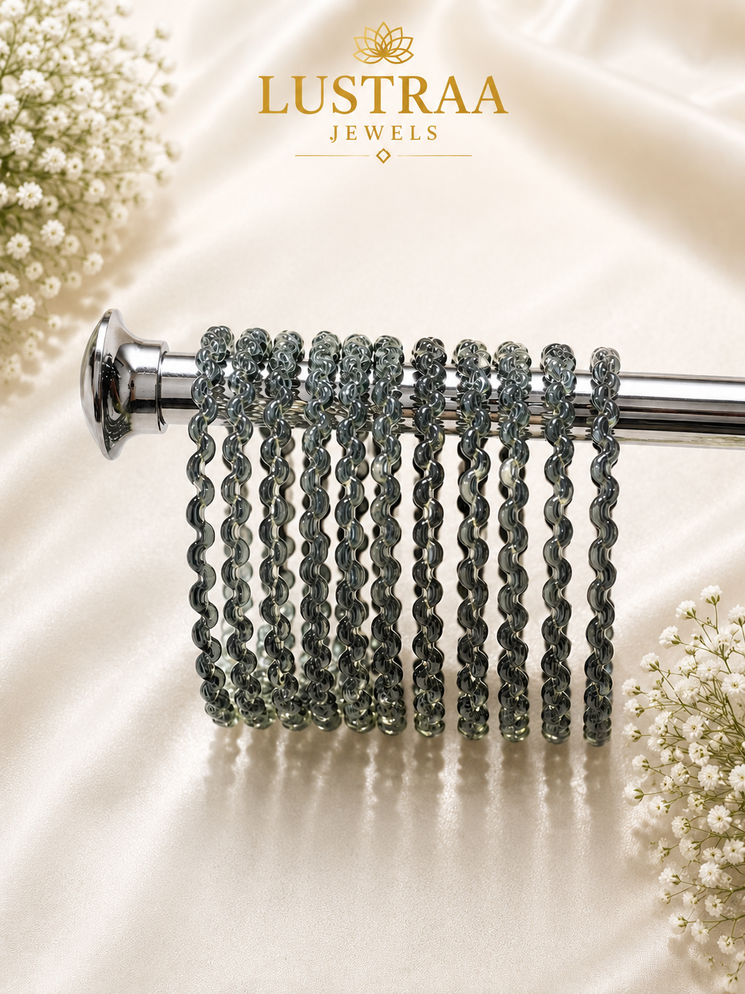 Smoke Grey Maggie Bangles Set