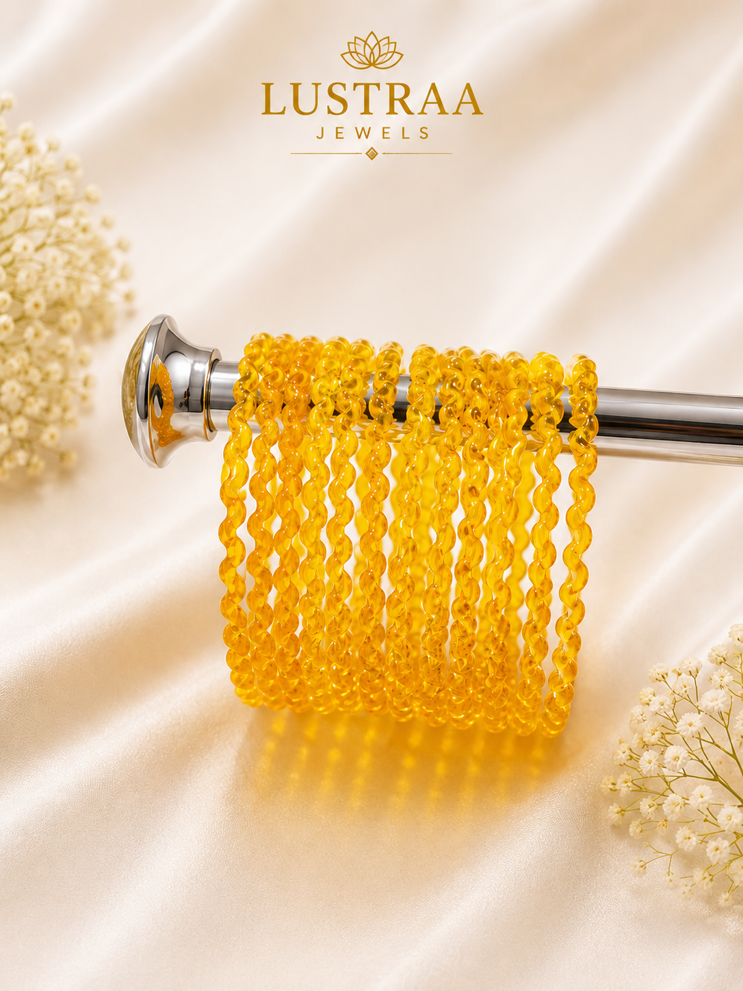 Sunshine Yellow Maggie Bangles Set