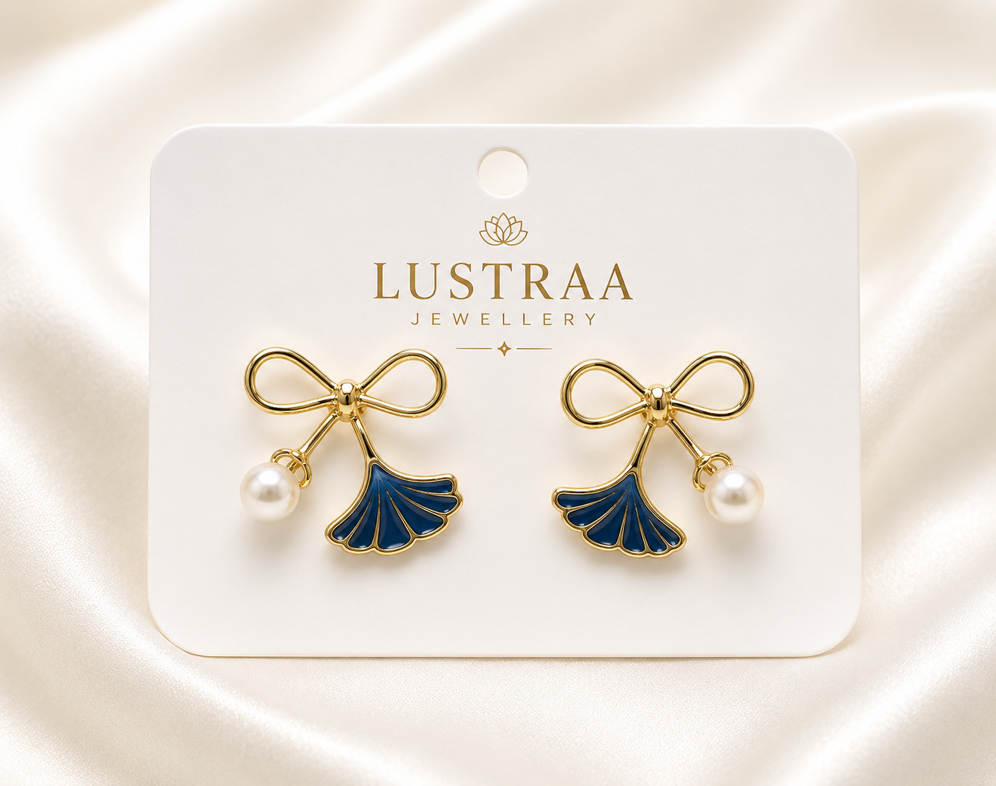 Bow Shell Earrings