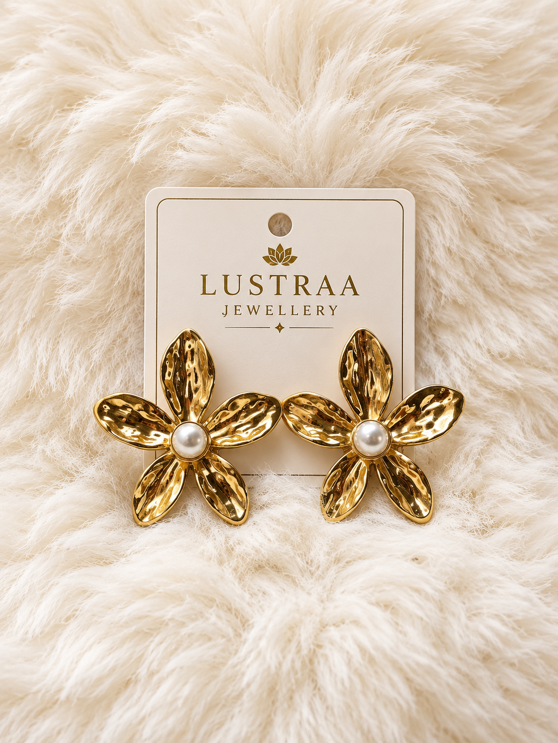 Golden Flora Earrings
