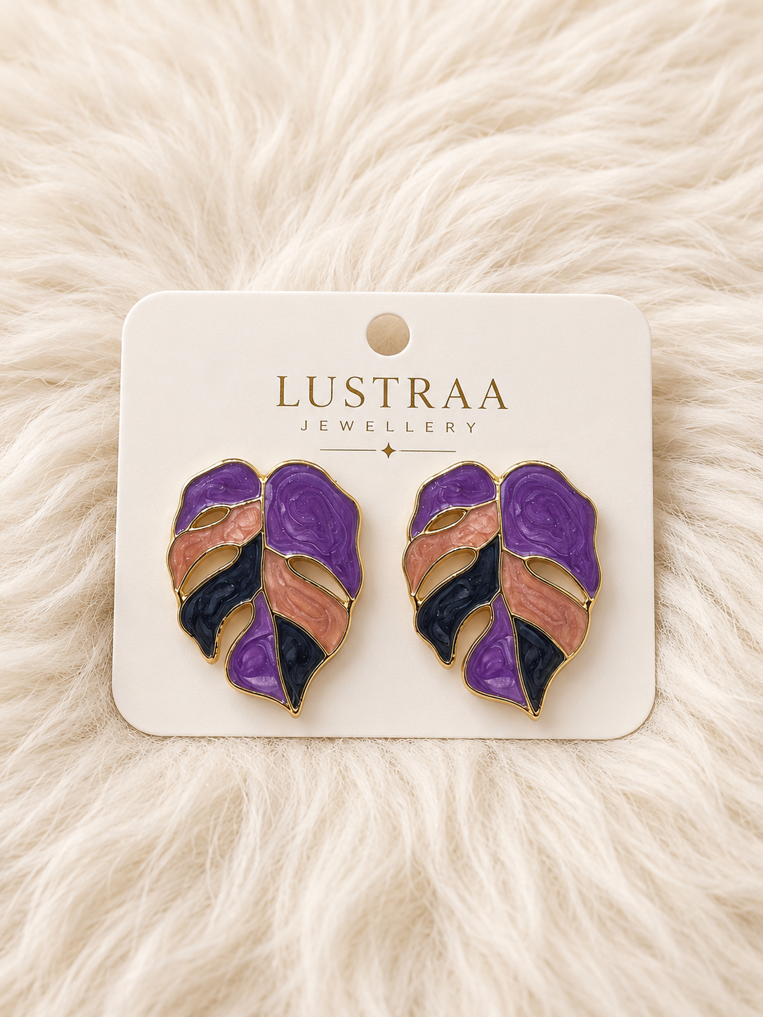 Trio Leaf Earrings